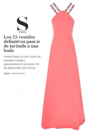 vestido apparenti vestidos invitadas boda smoda fiesta eventos 