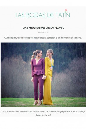 las bodas de tatin hermanas novia invitadas look apparentia