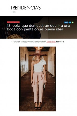 pantalones para invitada de boda de apparentia looks perfecto revista de moda trendencias