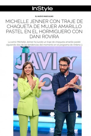 la actriz michell jenner en programa el hormiguero de antena 3