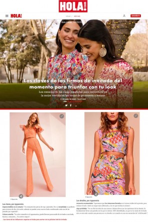 Conjunto Taylor y Conjunto Zooey de Apparentia en Hola.com