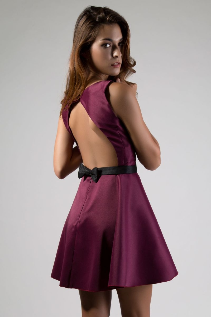 vestido Daluna de vuelo morado online